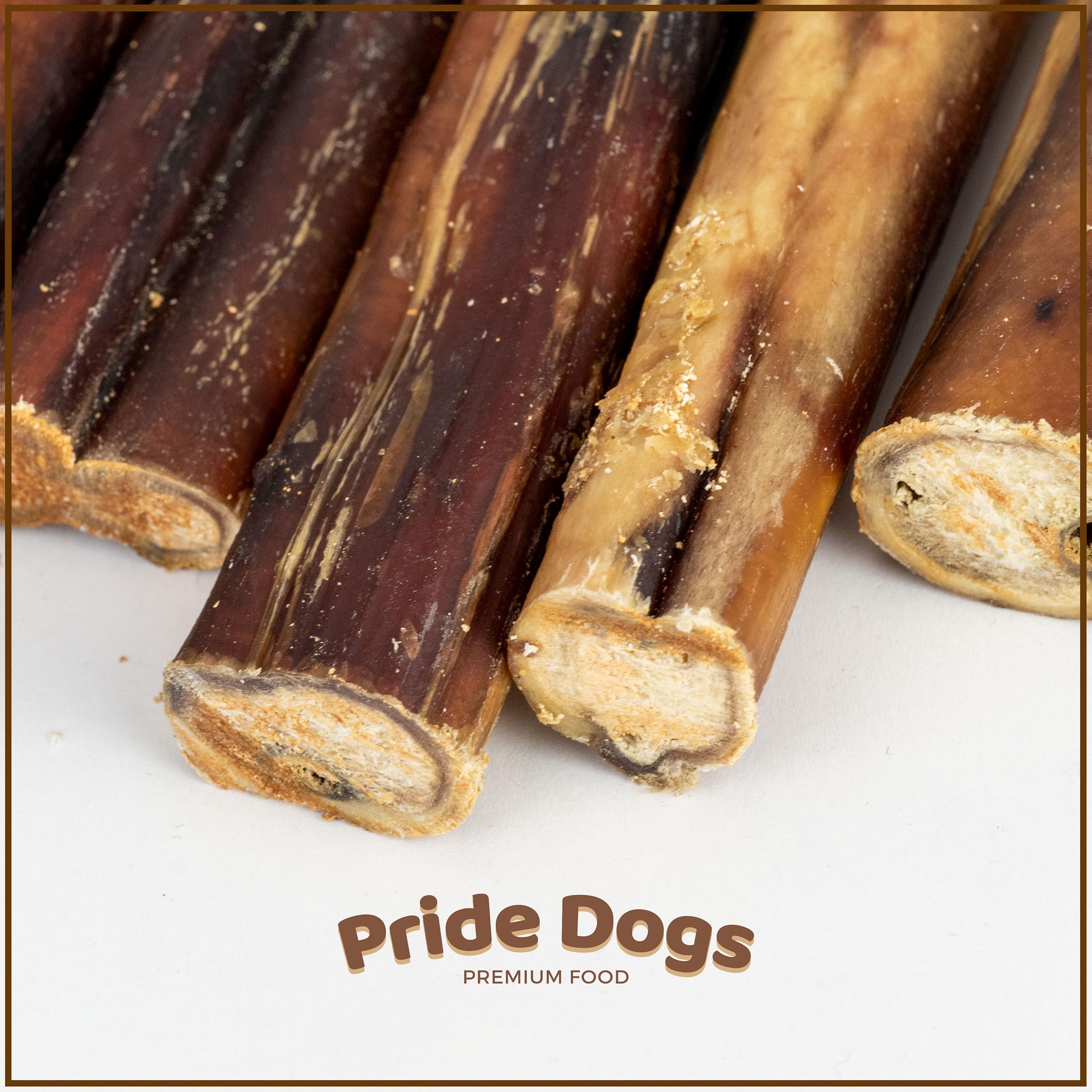 Ochsenziemer 12 cm - 5 Stück | Der Premium Kausnack für Hunde von PrideDogs | 100% Deutsche Herstellung | Zahnpflege