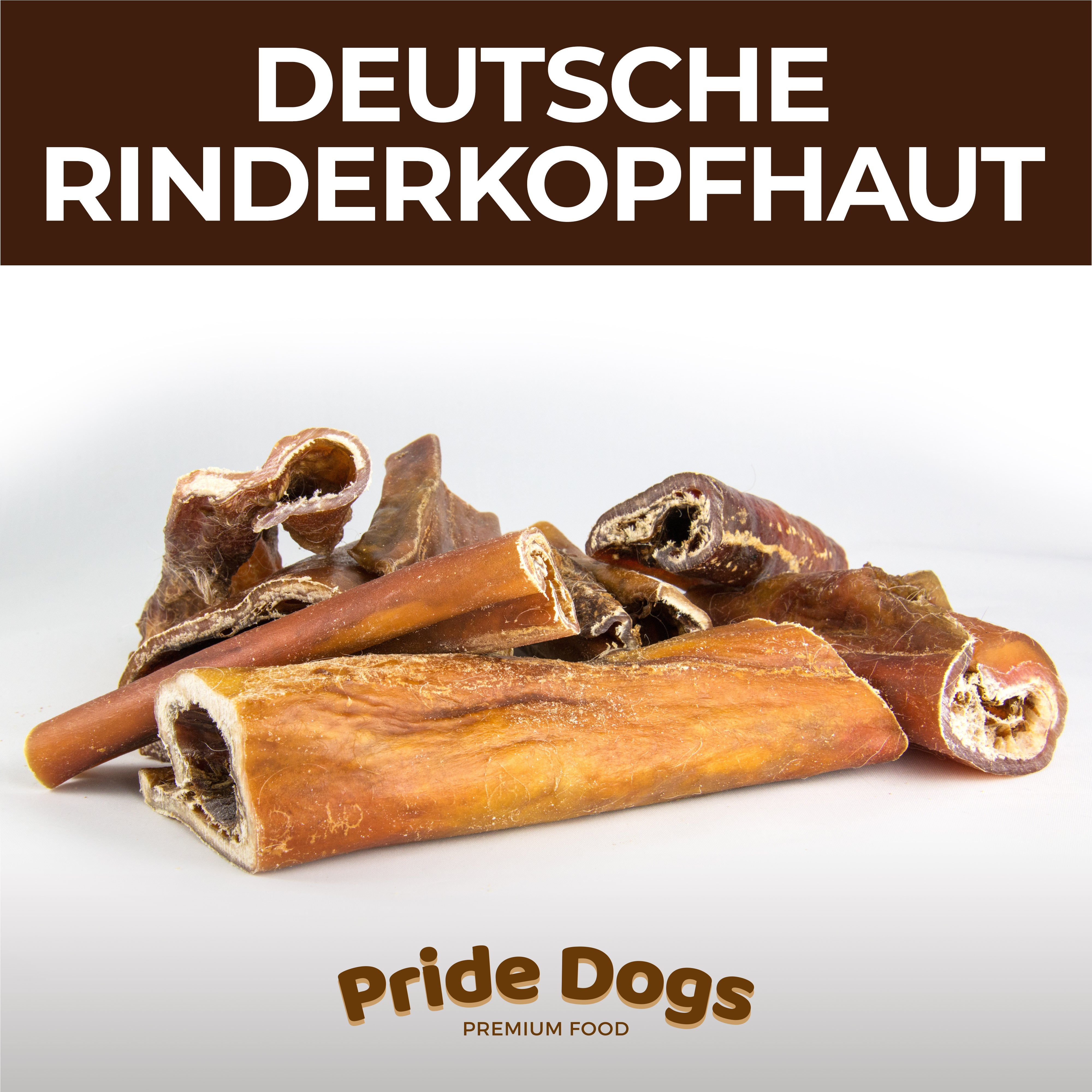 Getrocknete Rinderkopfhaut - Der gesunde Kauspaß!