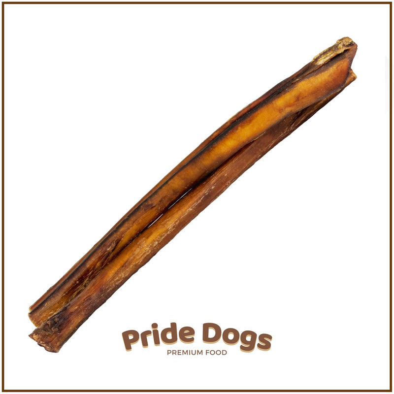 Ochsenziemer für Welpen 12 cm, 5 Stück Der Premium Kausnack für Hunde von PrideDogs | 100% Deutsche Herstellung | Zahnpflege