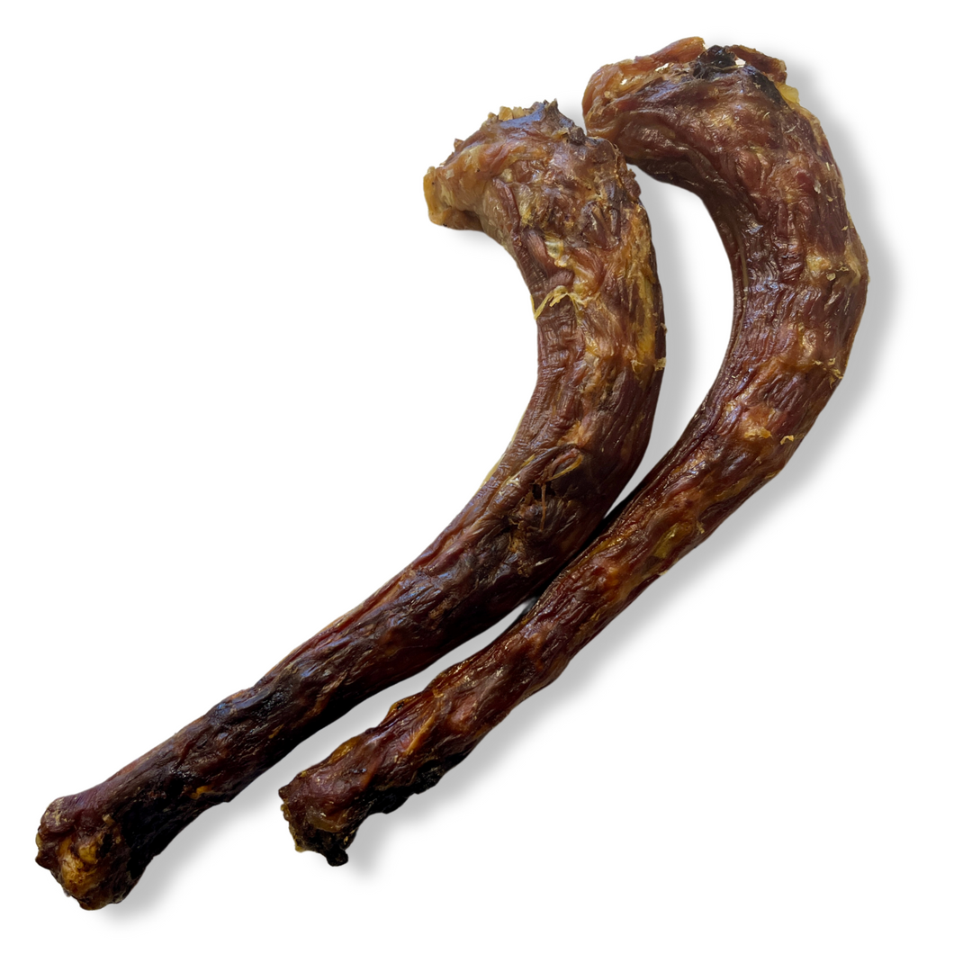 Putenhälse 1kg - Premium Kausnack - Zahnpflege - 100% Geflügel - Deutsche Herstellung - Getreidefrei