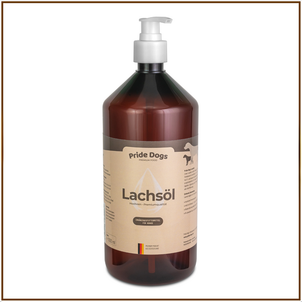Lachsöl 1 Liter - Reich an Omega 3 & 6 - Lebensmittelqualität ohne Zusatzstoffe