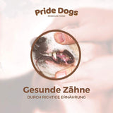 Büffelstrossen kurz 1000g der Premium Kausnack für Ihren Hund | 100% Rind deutscher Herstellung | im geruchsarmen Beutel